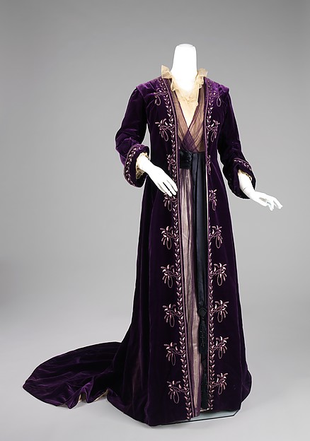 Tea Gown by Jean-Philippe Worth for House of Worth (French, 1858–1956), 1905, Brooklyn Museum Costume Collection at The Metropolitan Museum of Art, New York